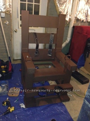 Optical Illusion Electric Chair Death Sentence Costume