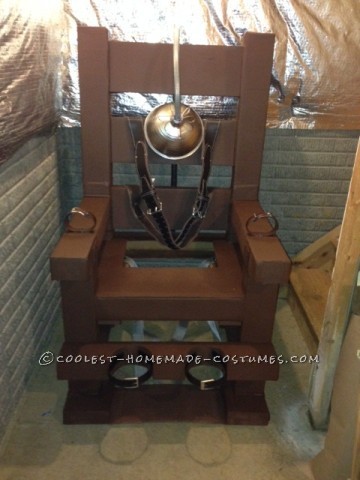 Optical Illusion Electric Chair Death Sentence Costume