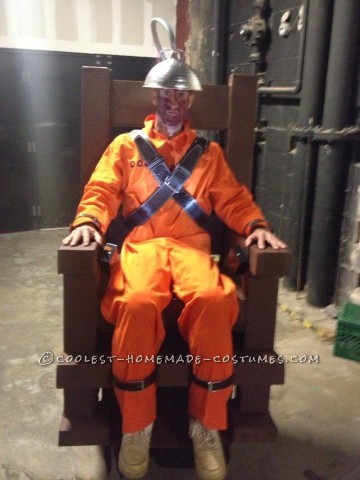 Optical Illusion Electric Chair Death Sentence Costume