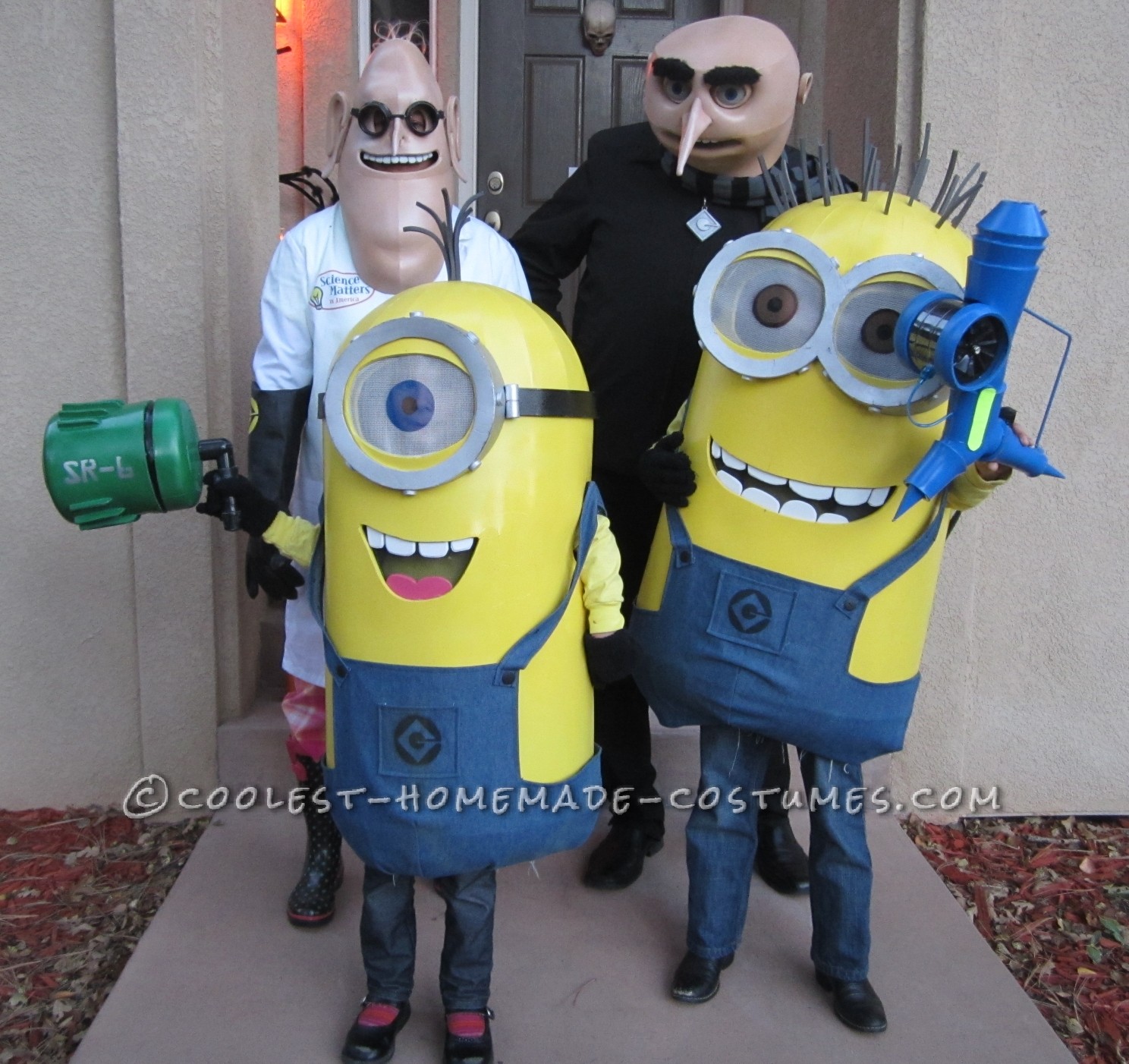 Over-the-Top Despicable Me Family Costumes - Entirely Homemade!