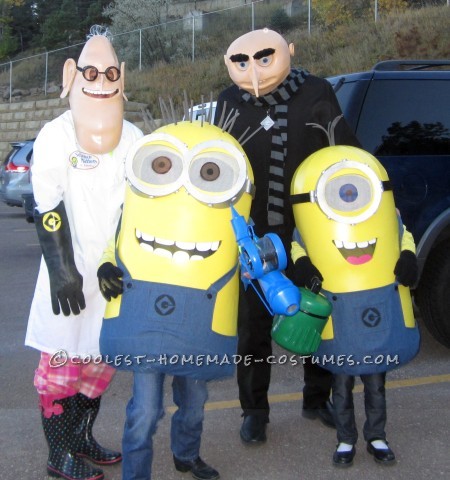 Over-the-Top Despicable Me Family Costumes - Entirely Homemade!