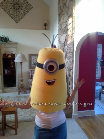 Cool Homemade Despicable Me Minion Costume Made with TLC