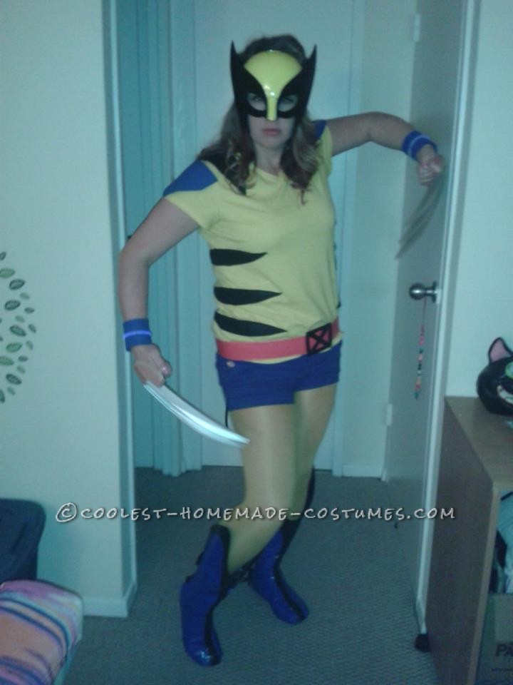 DIY Classic Wolverine Costume for a Lady