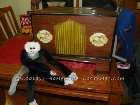 Dollar Store Halloween Costume - Organ Grinder