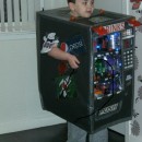 Cool Homemade Cardboard Box Vending Machine Costume