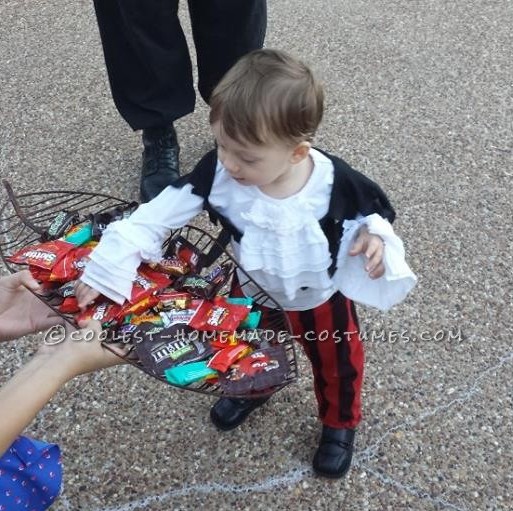 Easy $5 Toddler Pirate Costume Using Clothes from a Thrift Store