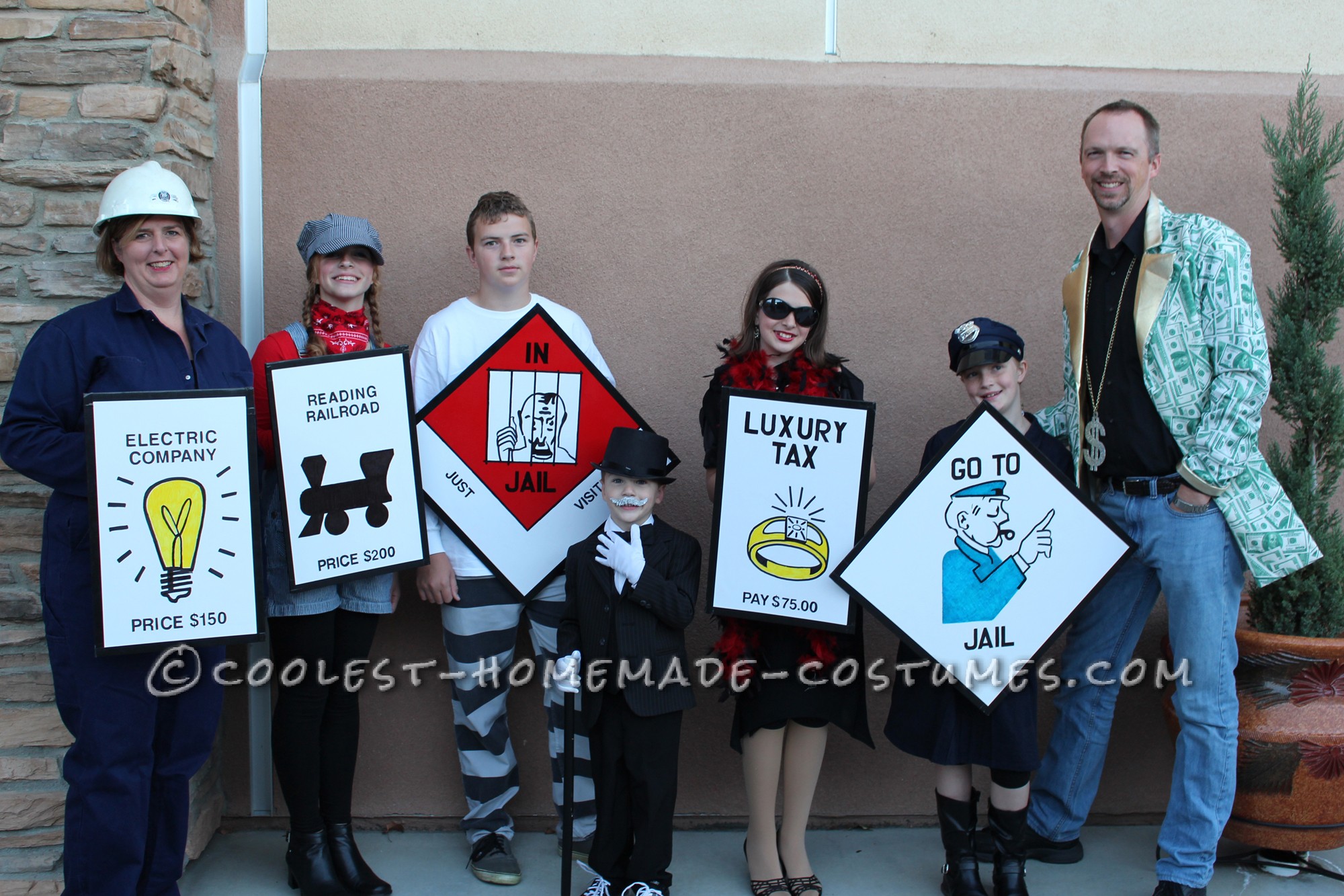 Easy, Unique, Inexpensive, Contest-Winning MONOPOLY Group/Family Costumes