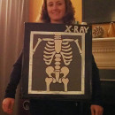 Easy Glowing X-Ray Costume made from Scratch