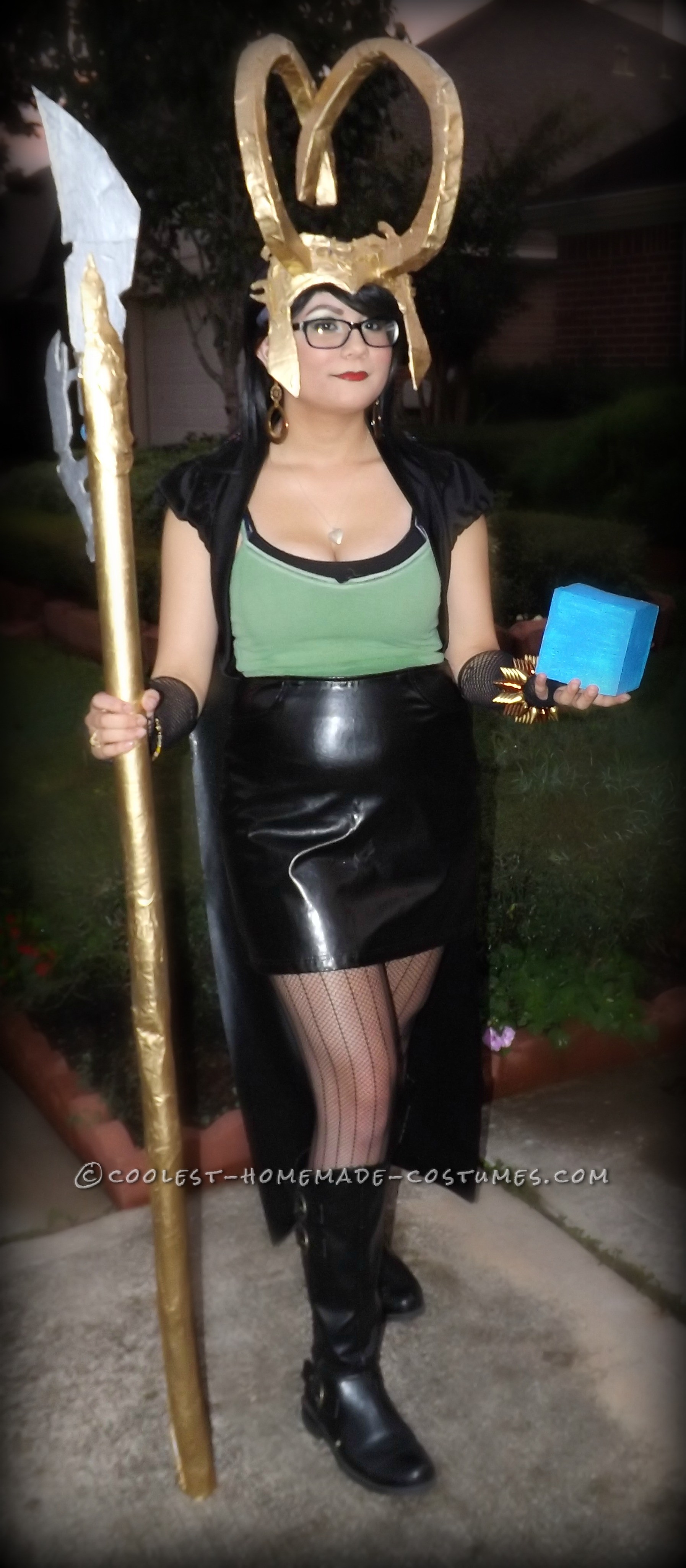 Sexy DIY Female Loki Costume from the Avengers