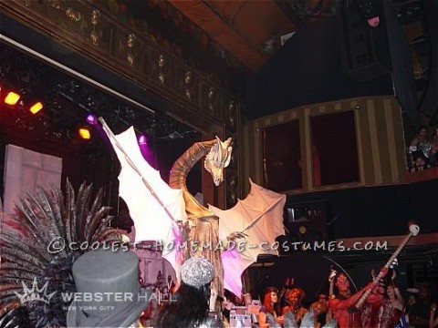 Tallest Fire Breathing Dragon Costume Ever!