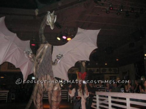 Tallest Fire Breathing Dragon Costume Ever!