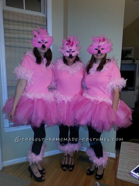 Flock of Flamingos Girl Group Costume