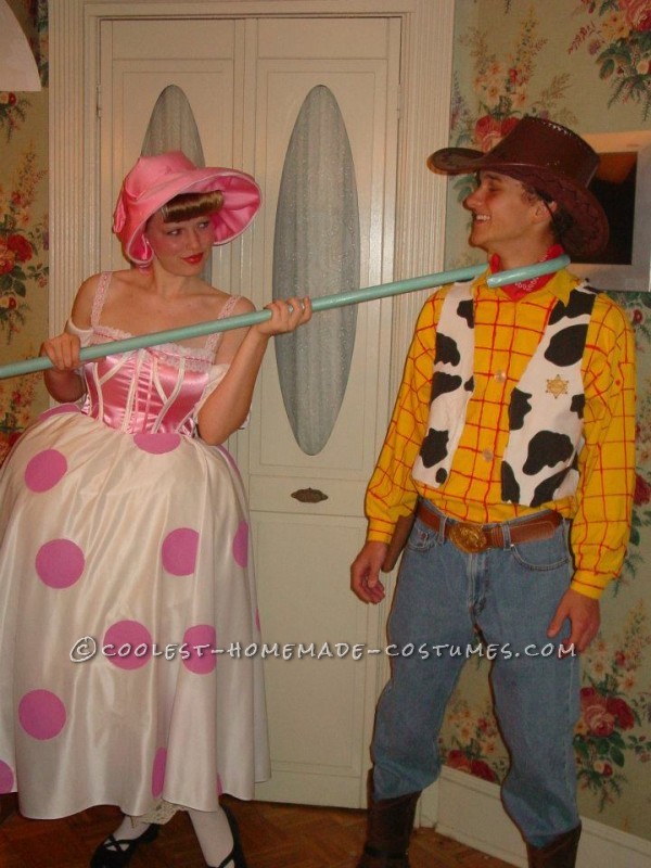 woody and bo peep couple costume