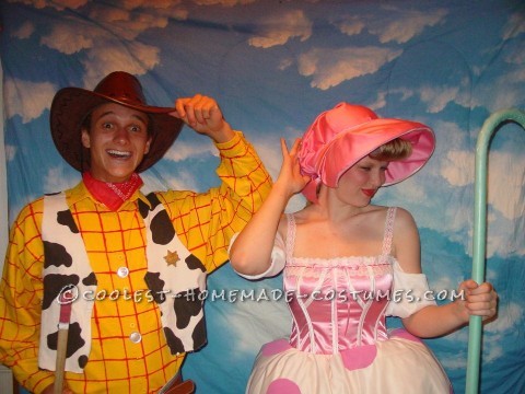 G Rated Adult Couple Costume Woody and Bo Peep