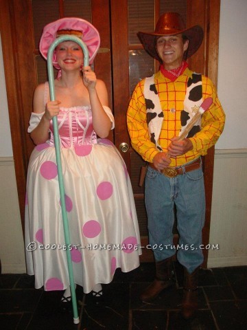 G-Rated Adult Couple Costume: Woody and Bo Peep