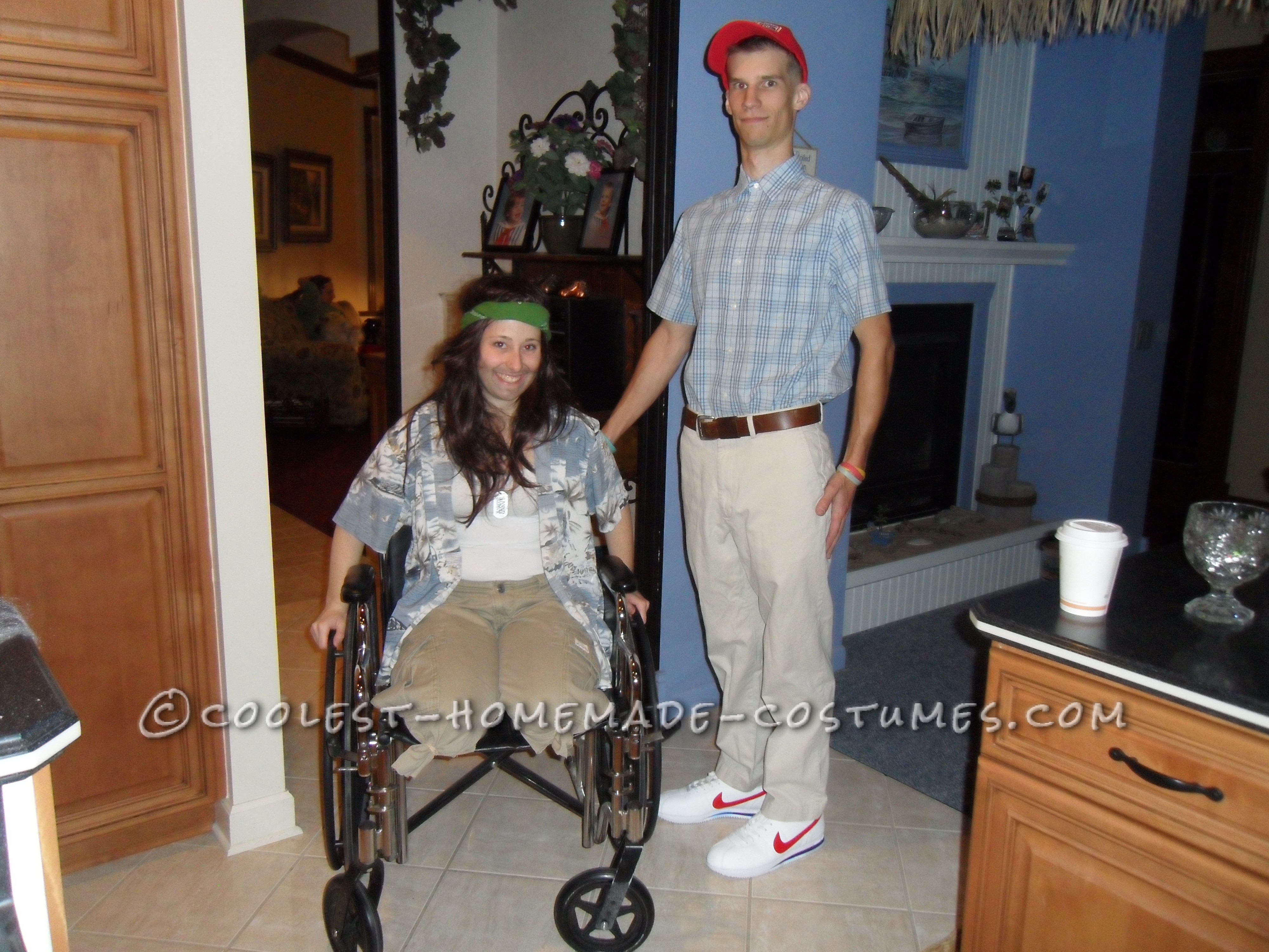 Lt. Dan and Forrest Gump Couple Halloween Costumes