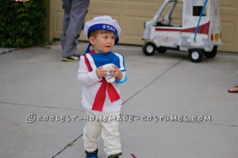 Toddler Stay Puft Marshmallow Man Costume and Stroller Ghostbuster Mobile