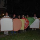 Giant Human Sandwich and Chips Group Halloween Costume