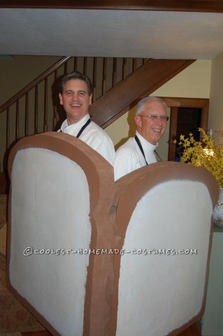 Giant Human Sandwich and Chips Group Halloween Costume