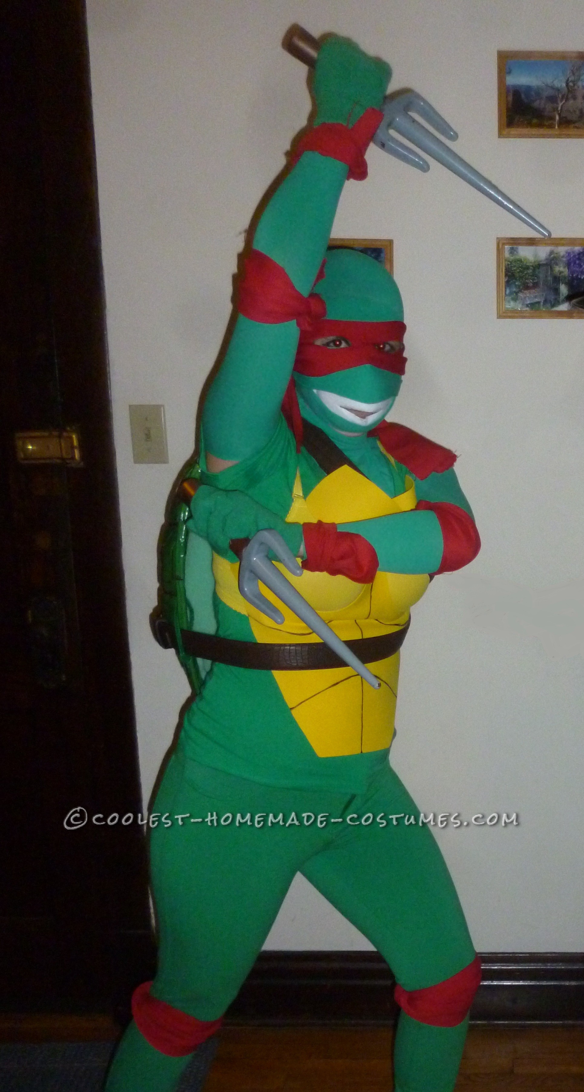 Girl Ninja Turtle Power Halloween Costume
