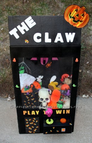 Girl's Halloween Claw Machine Costume