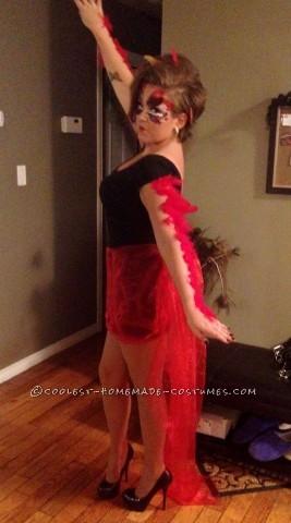 Glamorous Homemade Phoenix Costume