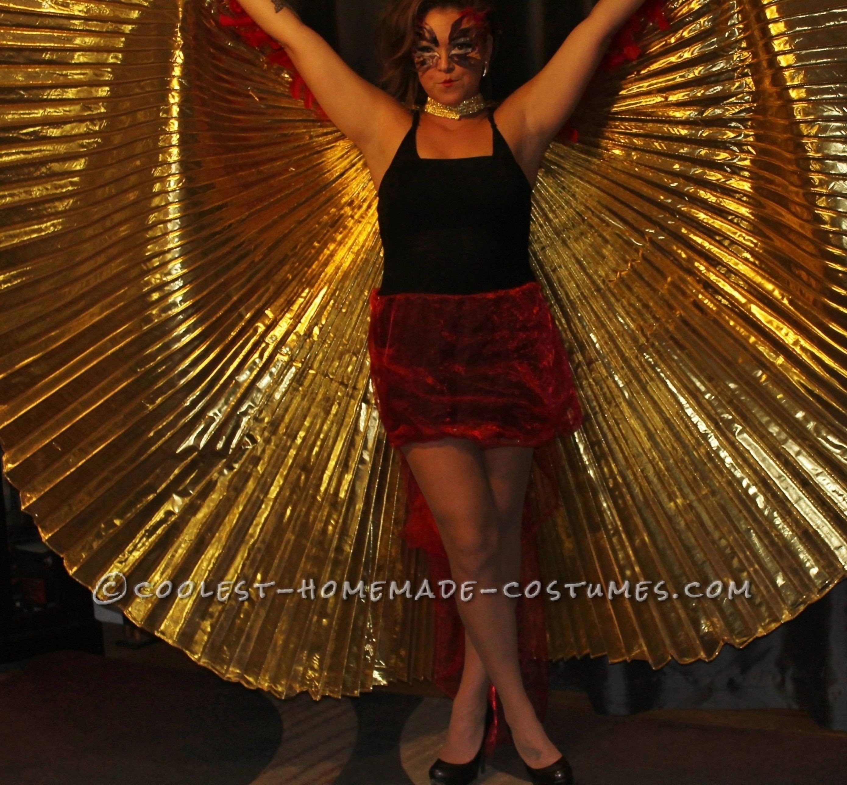 Glamorous Homemade Phoenix Costume