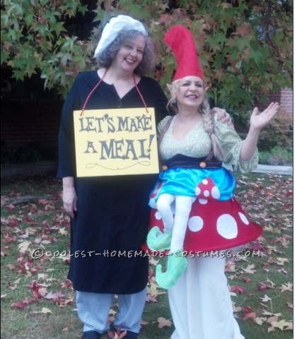 Gnome Sitting on a Mushroom Costume