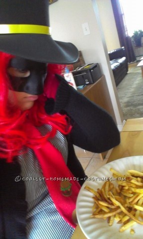 Best DIY McDonald's Hamburglar Costume for a Woman