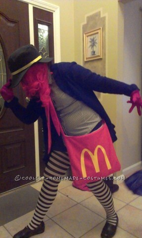 Best DIY McDonald's Hamburglar Costume for a Woman