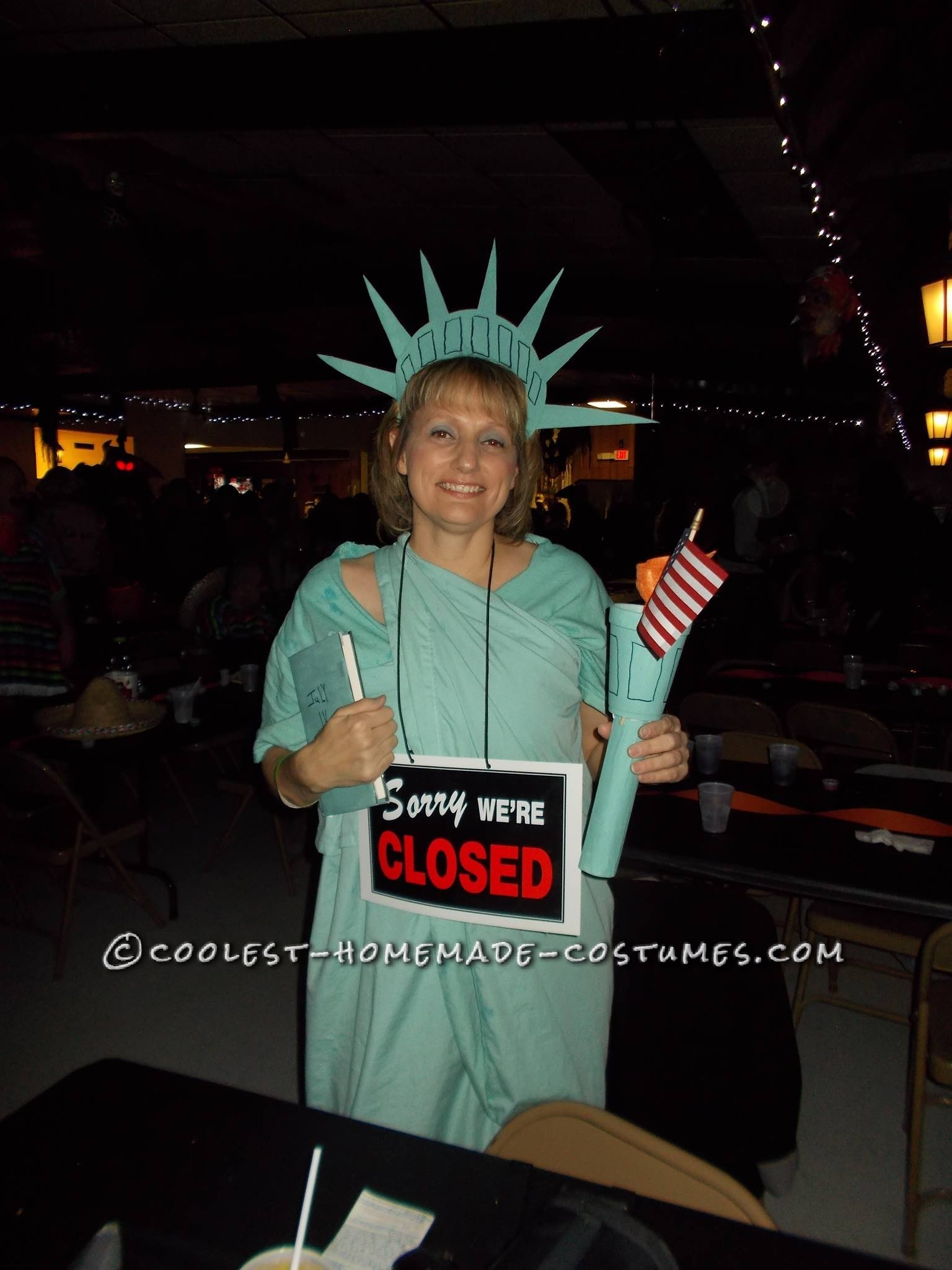 Government Shutdown: Statue of Liberty Costume (Closed for Business)