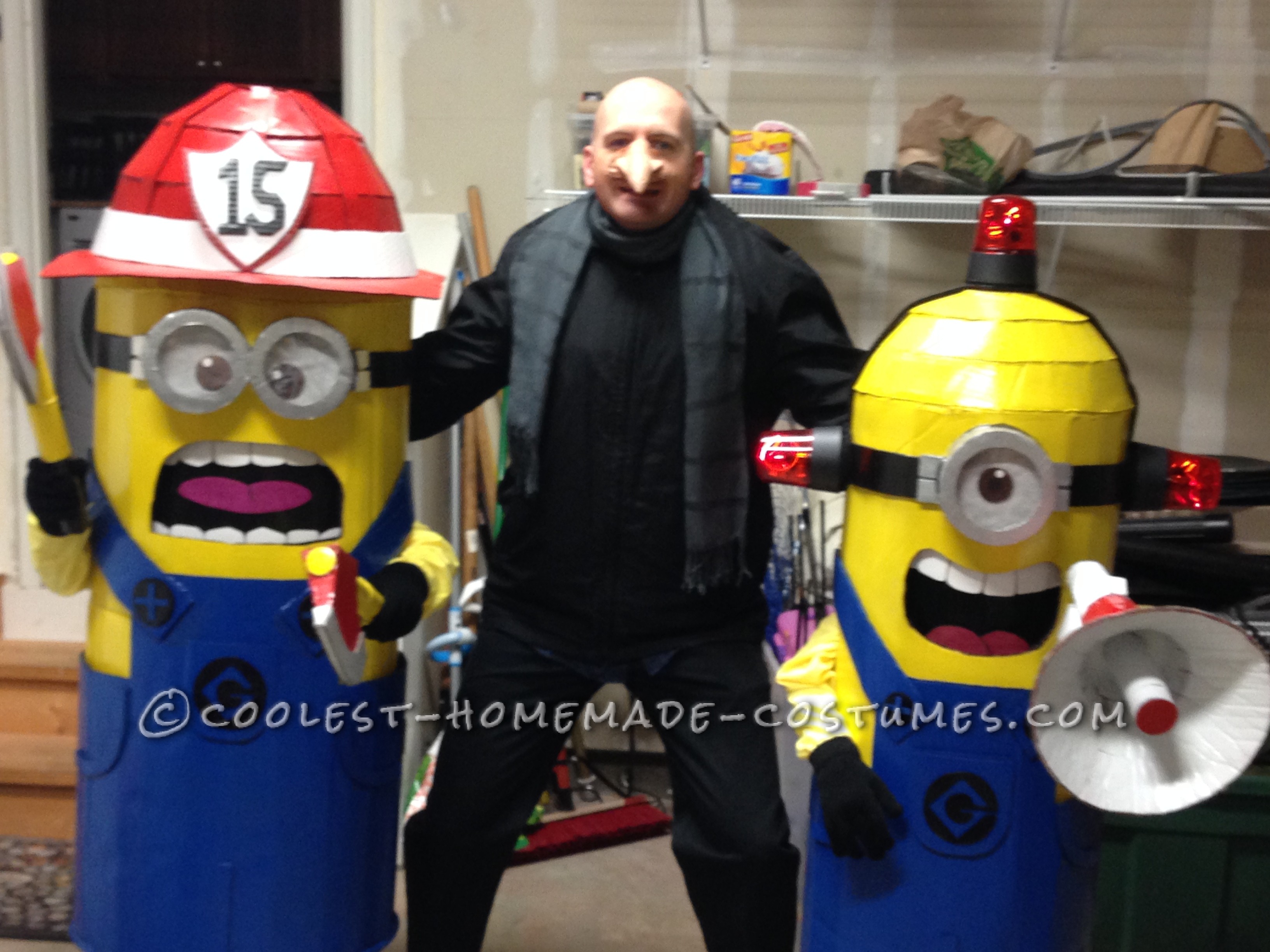 Coolest Gru and his Minions Family Halloween Costume