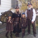 Halloween Steampunk Style Family Costume