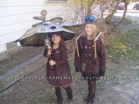 Halloween Steampunk Style Family Costume