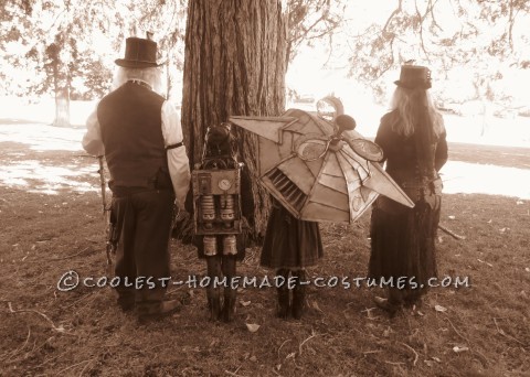 Halloween Steampunk Style Family Costume
