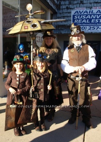 Halloween Steampunk Style Family Costume