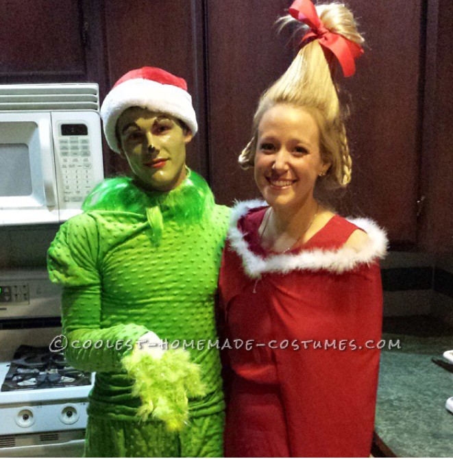Handmade Grinch and Cindy Lou Who Couples Costume