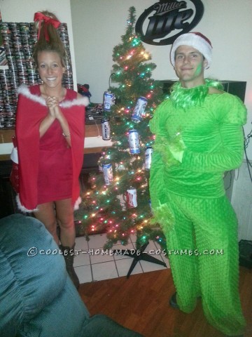 Handmade Grinch and Cindy Lou Who Couples Costume