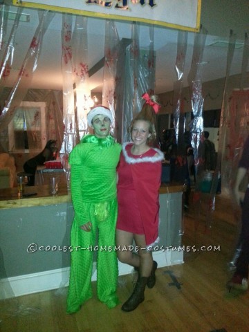 Handmade Grinch and Cindy Lou Who Couples Costume