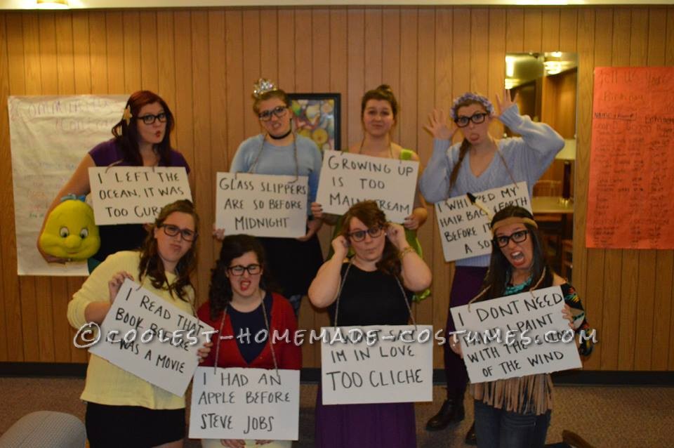 Thrift-Store Girl Group Costumes: Hipster Disney Princesses and Friends