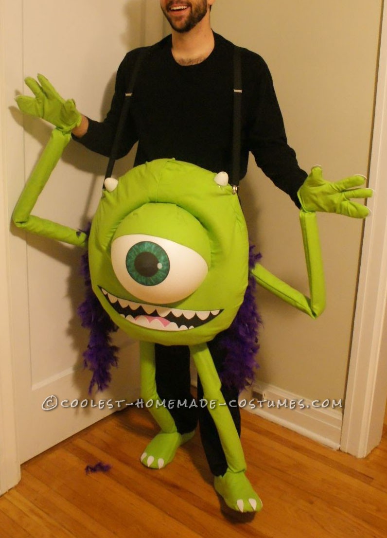 Homemade Mike Wazowski Costume was a Monster Hit!