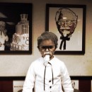 Homemade Colonel Sanders Costume for a Toddler