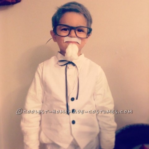 Homemade Colonel Sanders Costume for a Toddler