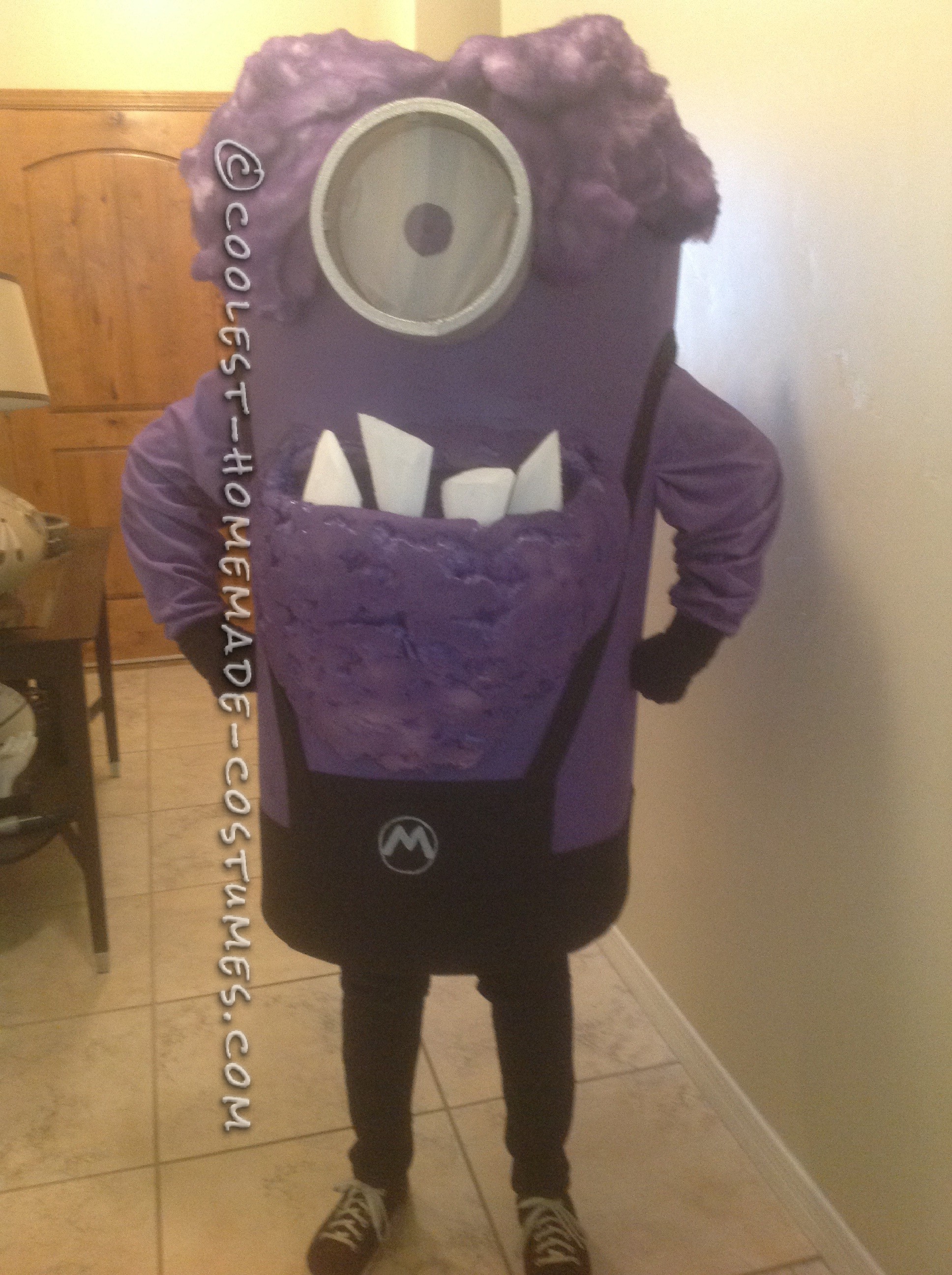 Homemade Purple Minion Halloween Costume