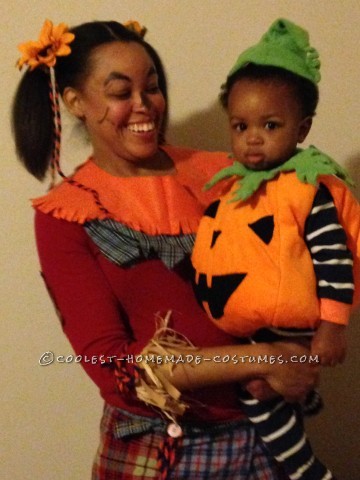 Homemade Scarecrow Family Costumes