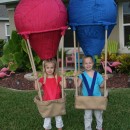 Homemade Twin Hot Air Balloons Costumes