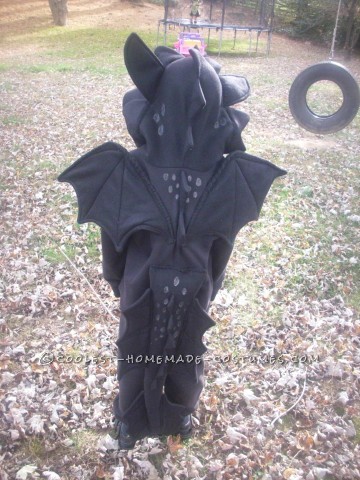 How to Train Your Dragon Homemade Toothless Costume