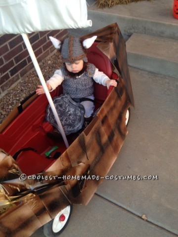 Funny (and Comfy) Baby Halloween Costume: Hudson the Baby Viking