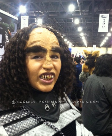 Cool Homemade Star Trek Costume: Klingon Warrior!