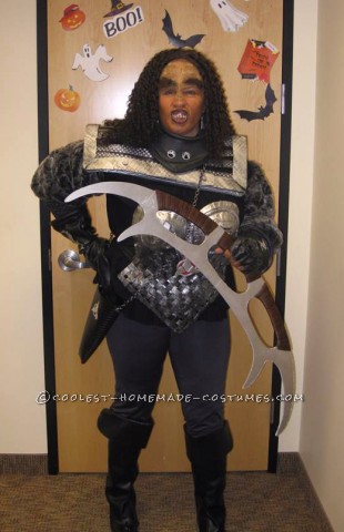 Cool Homemade Star Trek Costume: Klingon Warrior!